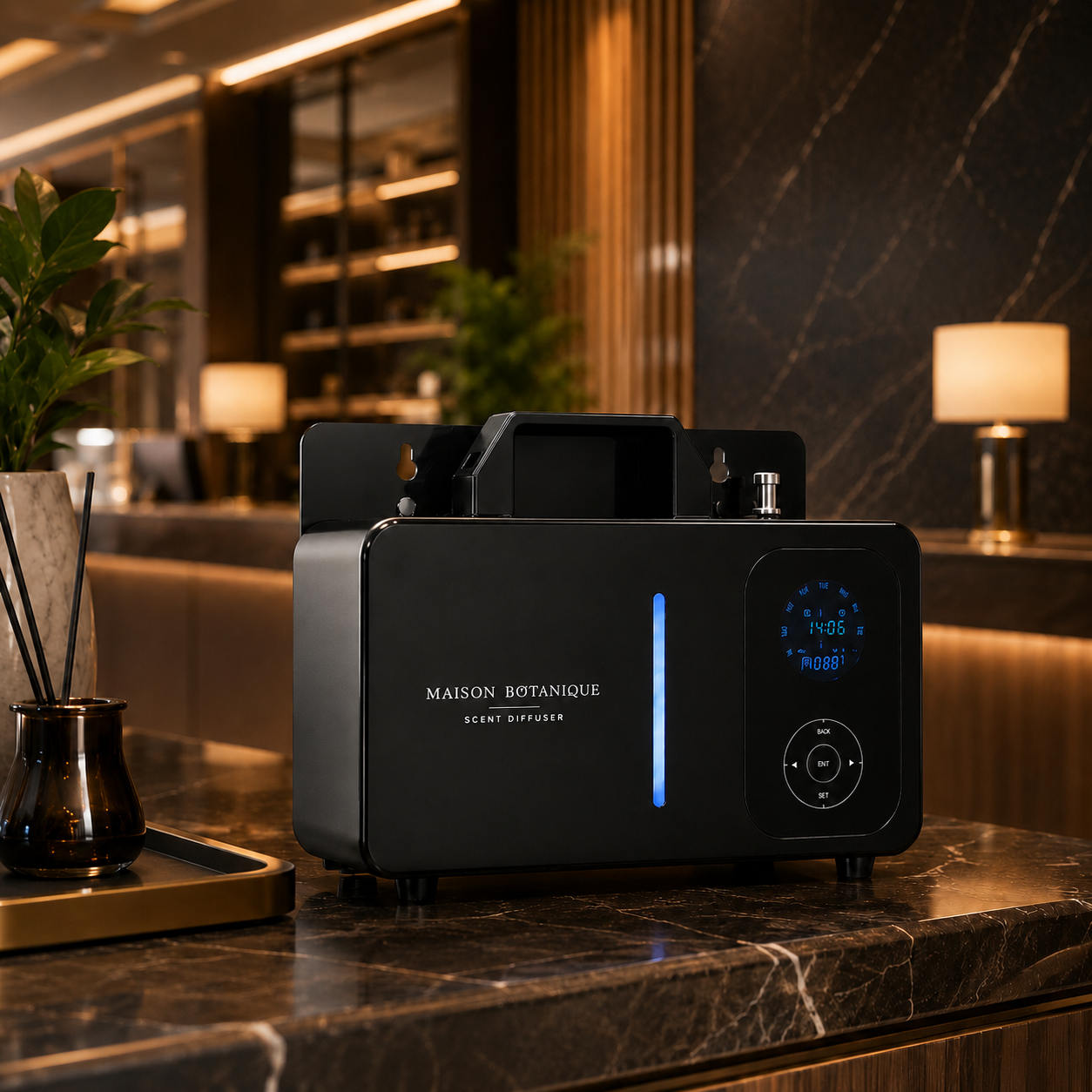 Diffusore Professionale Black — Installazione Ambienti & HVAC